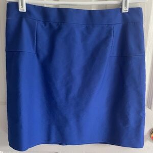 Blue J. Crew Pencil Skirt